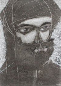 Akram Dost Baloch, 09 x 13 inch, Mixed Media on Paper, Figurative Painting, AC-ADB-033